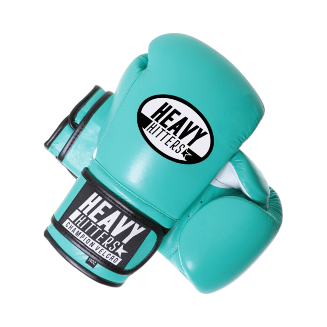 H6-MT Heavy Hitter Champion Velcro Boxing Gloves Mint