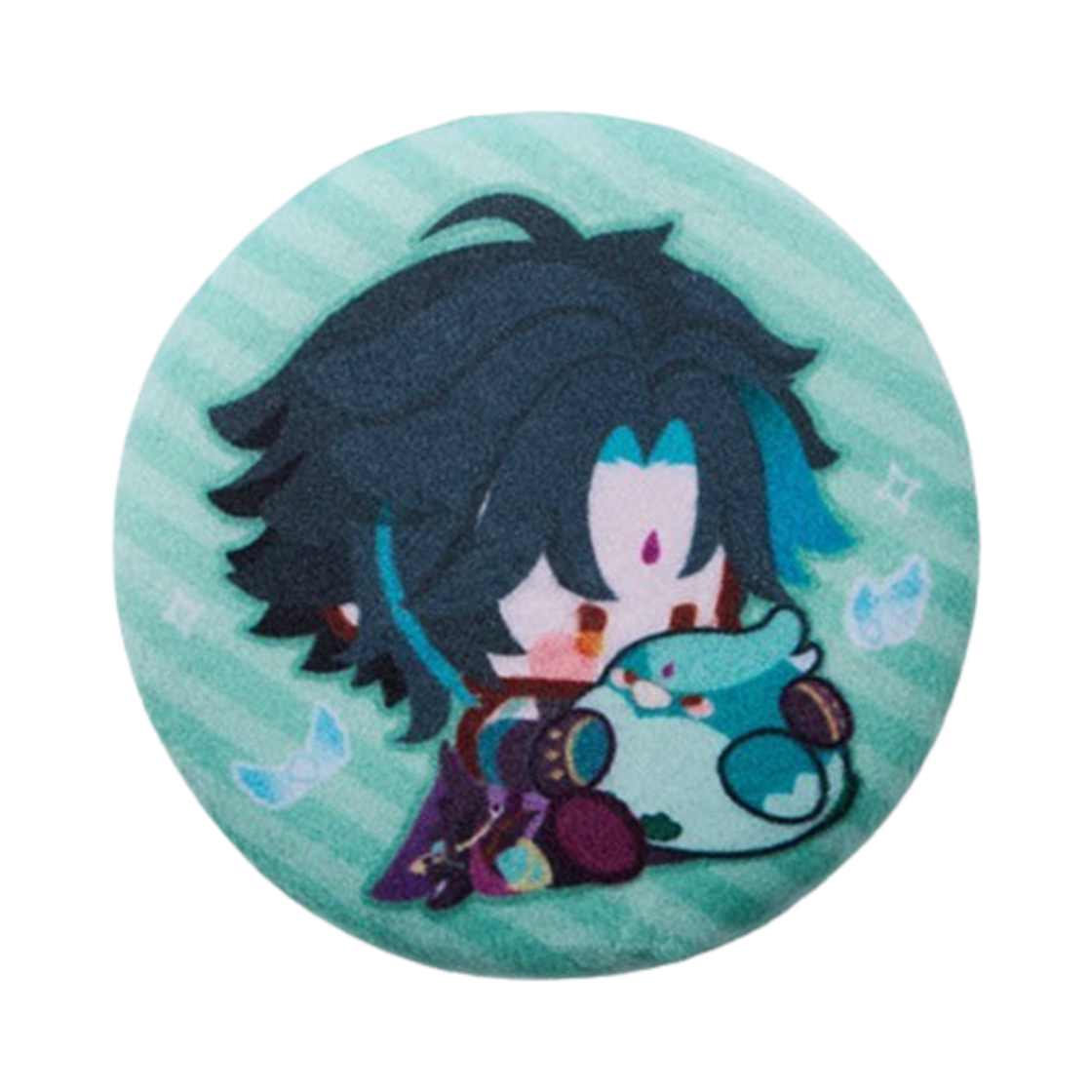 원신 SD 벨벳 배지 호법야차 소(Genshin Plush Badge Chibi Character Theme Chibi Character Vigiliant Yaksha Xiao) - 1