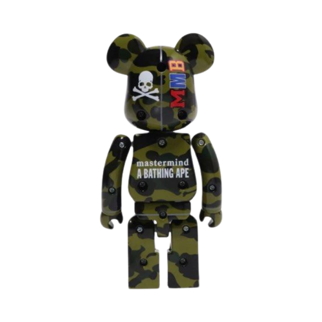 베어브릭 메디콤 x 베이프 x 마스터마인드 초합금 200% 그린(Bearbrick Medicom x BAPE x Mastermind Chogokin 200% Green) - 2