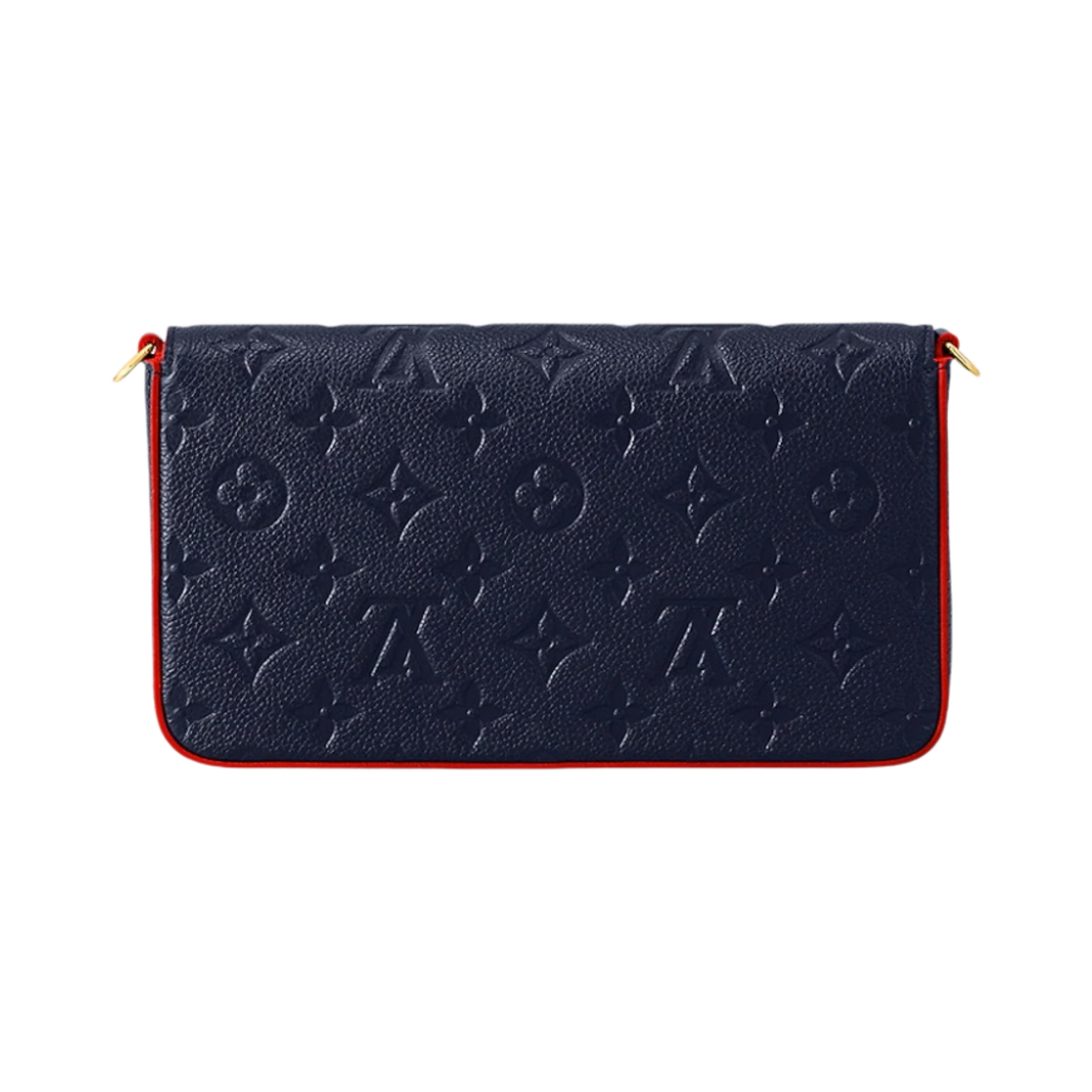 루이비통 포쉐트 펠리시 모노그램 앙프렝뜨 네이비 블루 레드(Louis Vuitton Felicie Pochette Monogram Empreinte Navy Blue Red) - 3