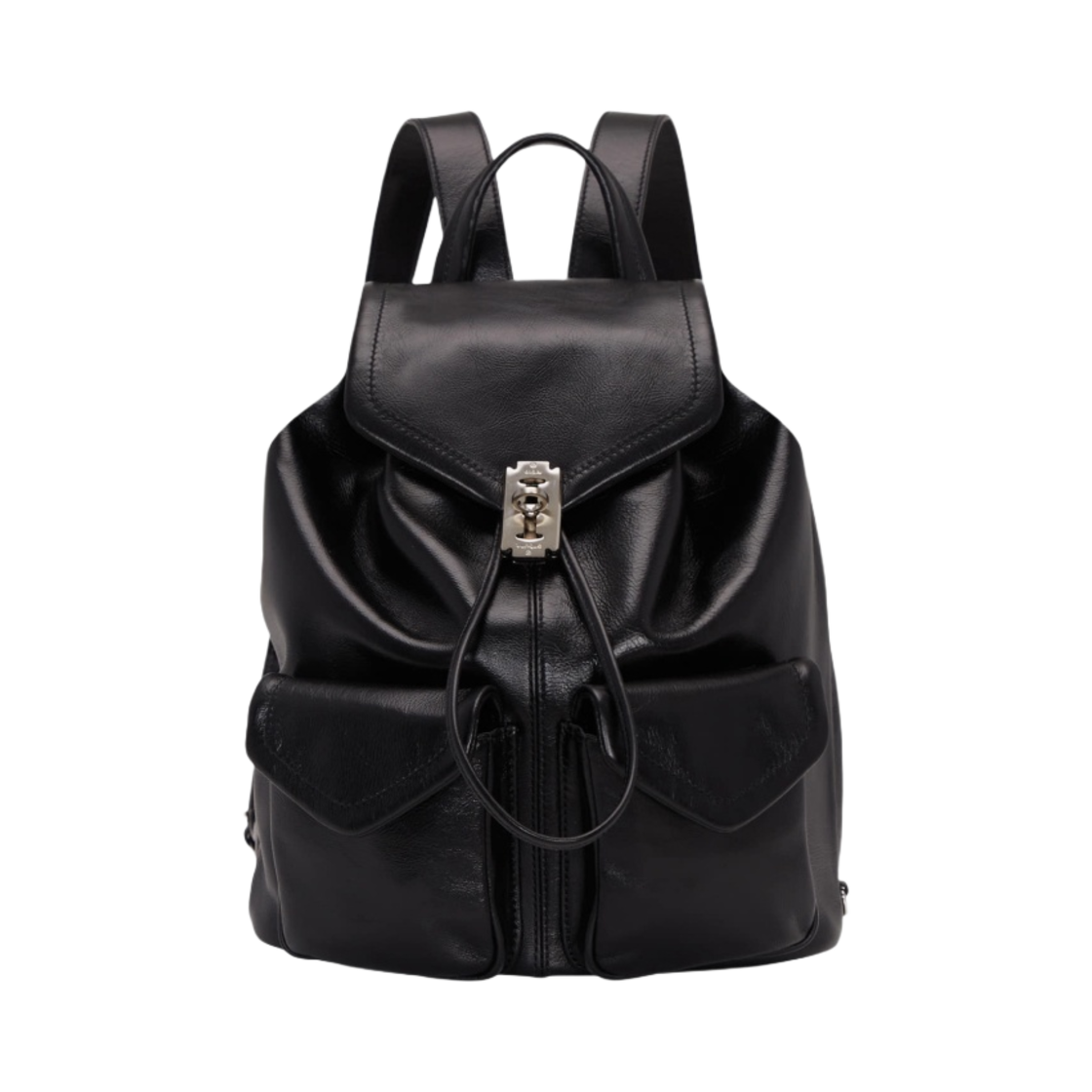 분크 오캄 두 더블 포켓 백팩 M 블랙(Vunque Occam Doux double pocket Backpack M Black) - 1