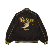Palace Chain Stitch Bomber Jacket Black - 21SS