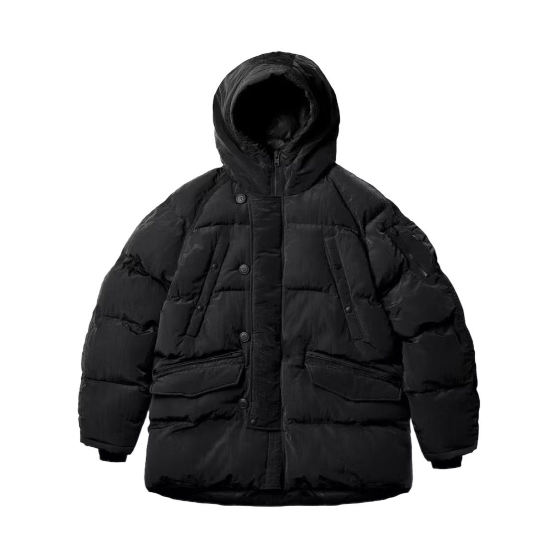 - Palace P-3B Baffle Parka Black - 22FW
