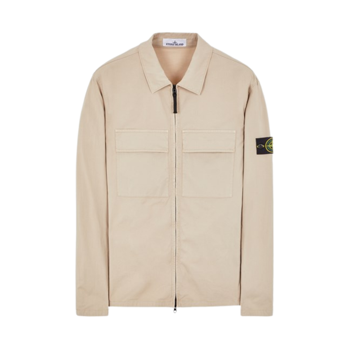 스톤 아일랜드 10210 더블 포켓 코튼 오버셔츠 도브 그레이 - 23SS(Stone Island 10210 Double Pocket Cotton Overshirt Dove Grey - 23SS) - 1