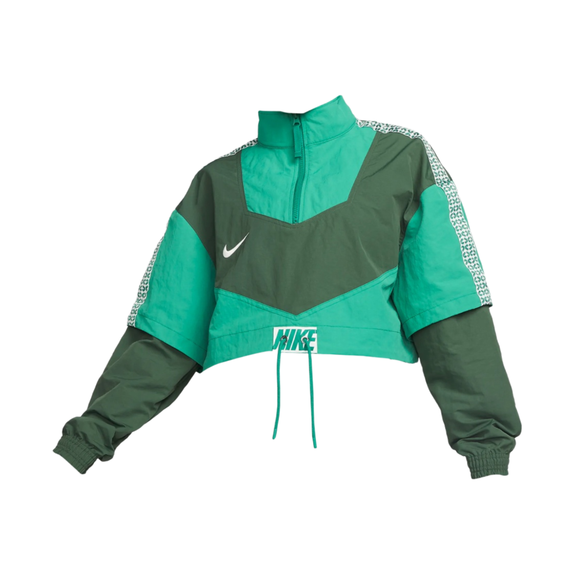 (W) 나이키 NSW 트랙수트 자켓 퍼 말라카이트 세일 - 아시아((W) Nike NSW Tracksuit Jacket Fur Malachite Sail - Asia) - 1