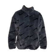(Kids) Nike NSW Faux Fur Jacket Dark Smoke Grey