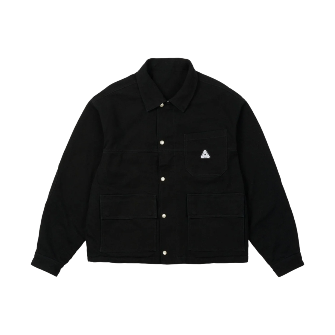팔라스 리버시블 캔버스 플리스 자켓 블랙 - 22FW(Palace Reversible Canvas Fleece Jacket Black - 22FW) - 1