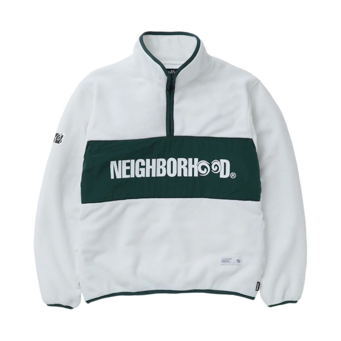 251TS54N-JKM04 Neighborhood x Malbon Golf Polar Jacket White