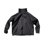 AOP Multi Layered Jacket Black