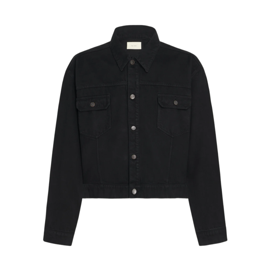 546W3446BLK The Row Orson Jacket in Cotton Black