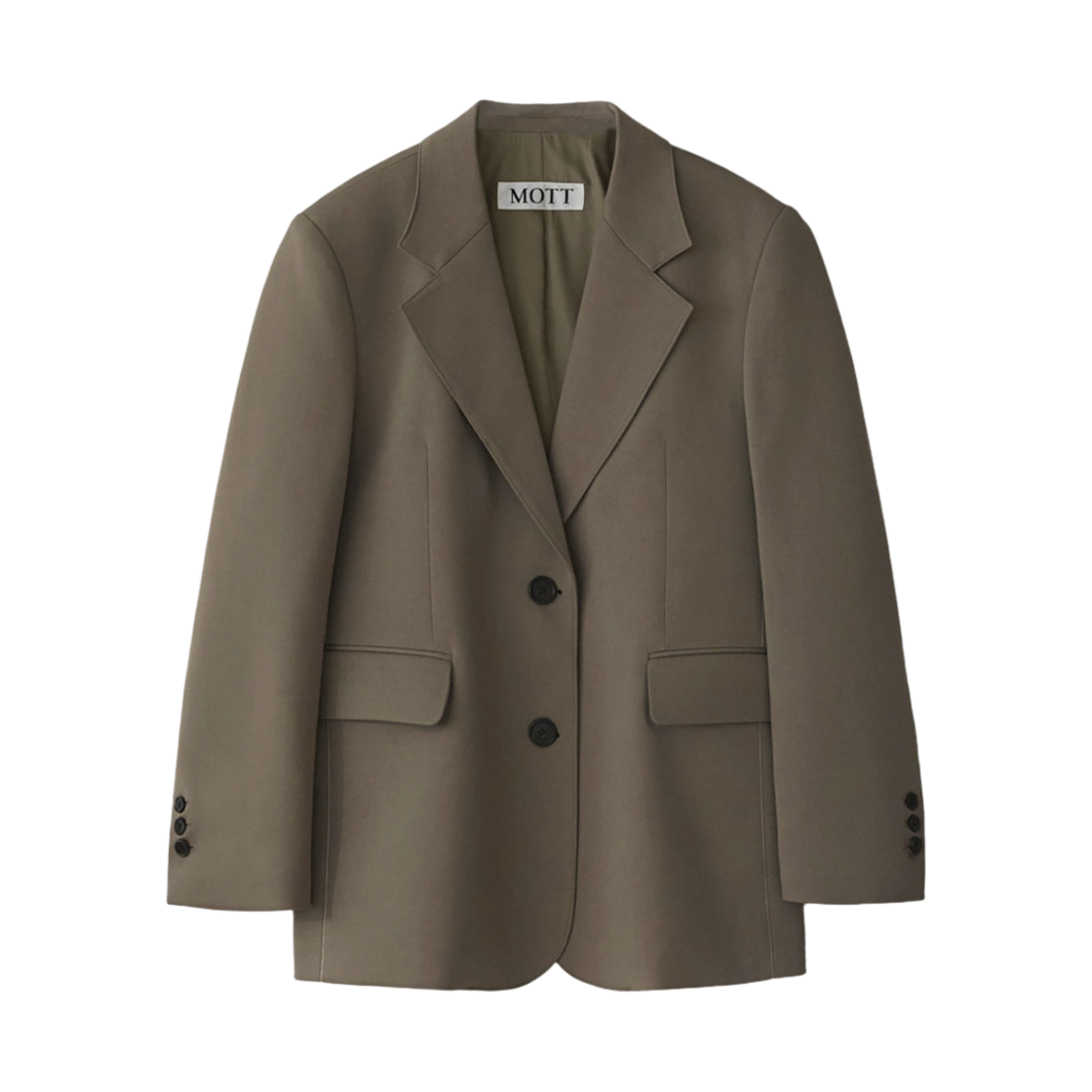 MT 2DW WJK KIBE F WS Mott Wool Stitch Jacket Khaki Beige