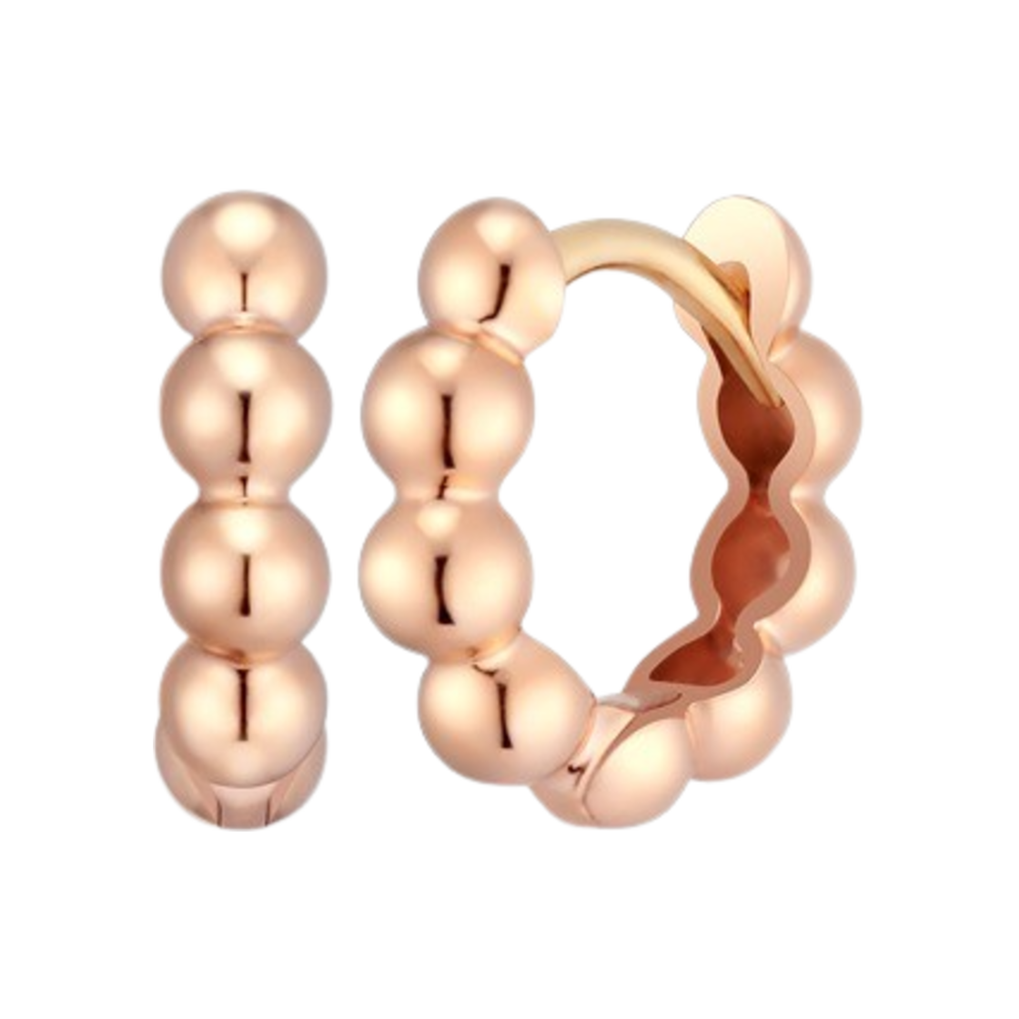 미꼬 우먼 베스티 S 이어링 핑크 골드(Miko Women Vasty S Earring Pink Gold)