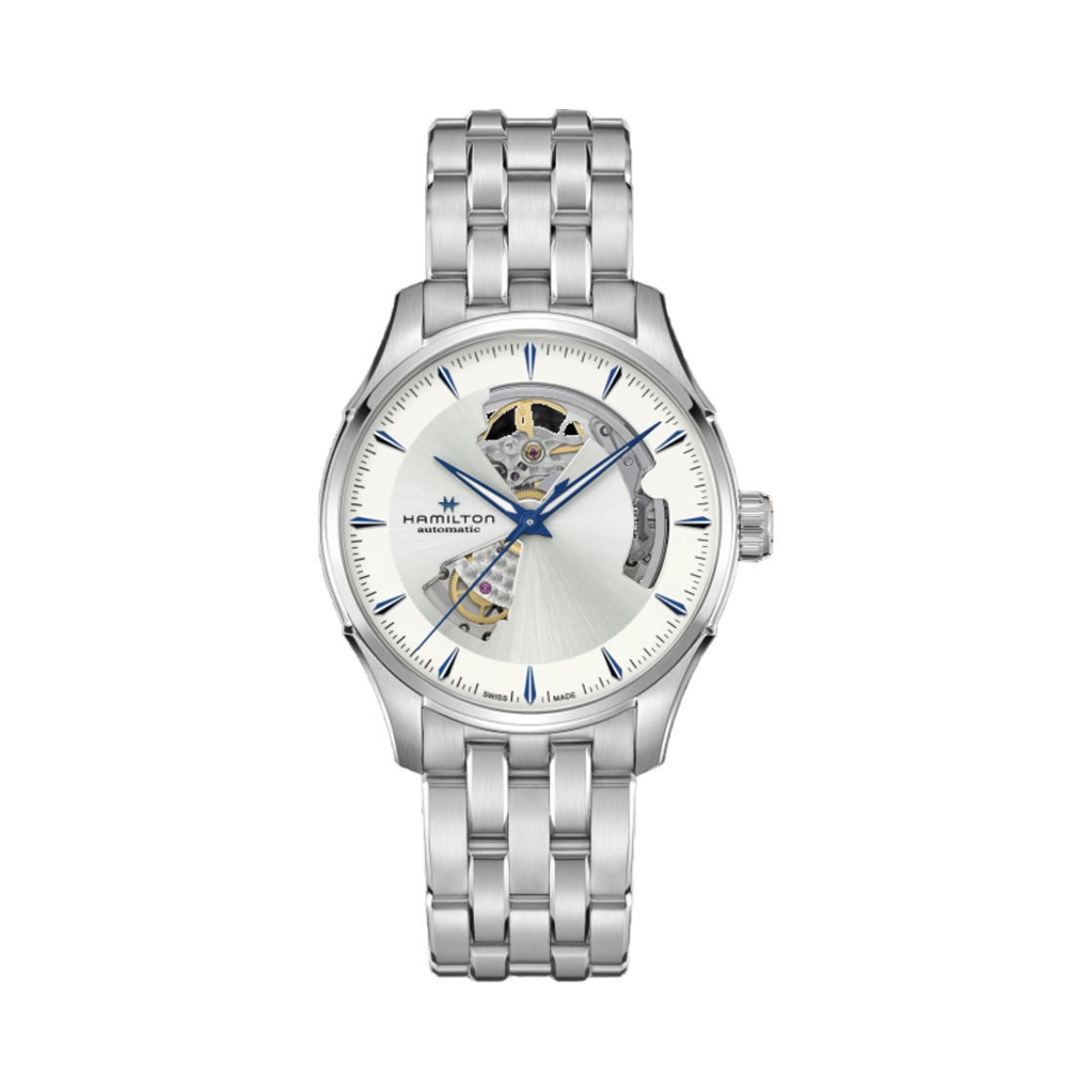 H32675150 Hamilton Jazzmaster Open Heart Auto 40mm Stainless Steel Silver
