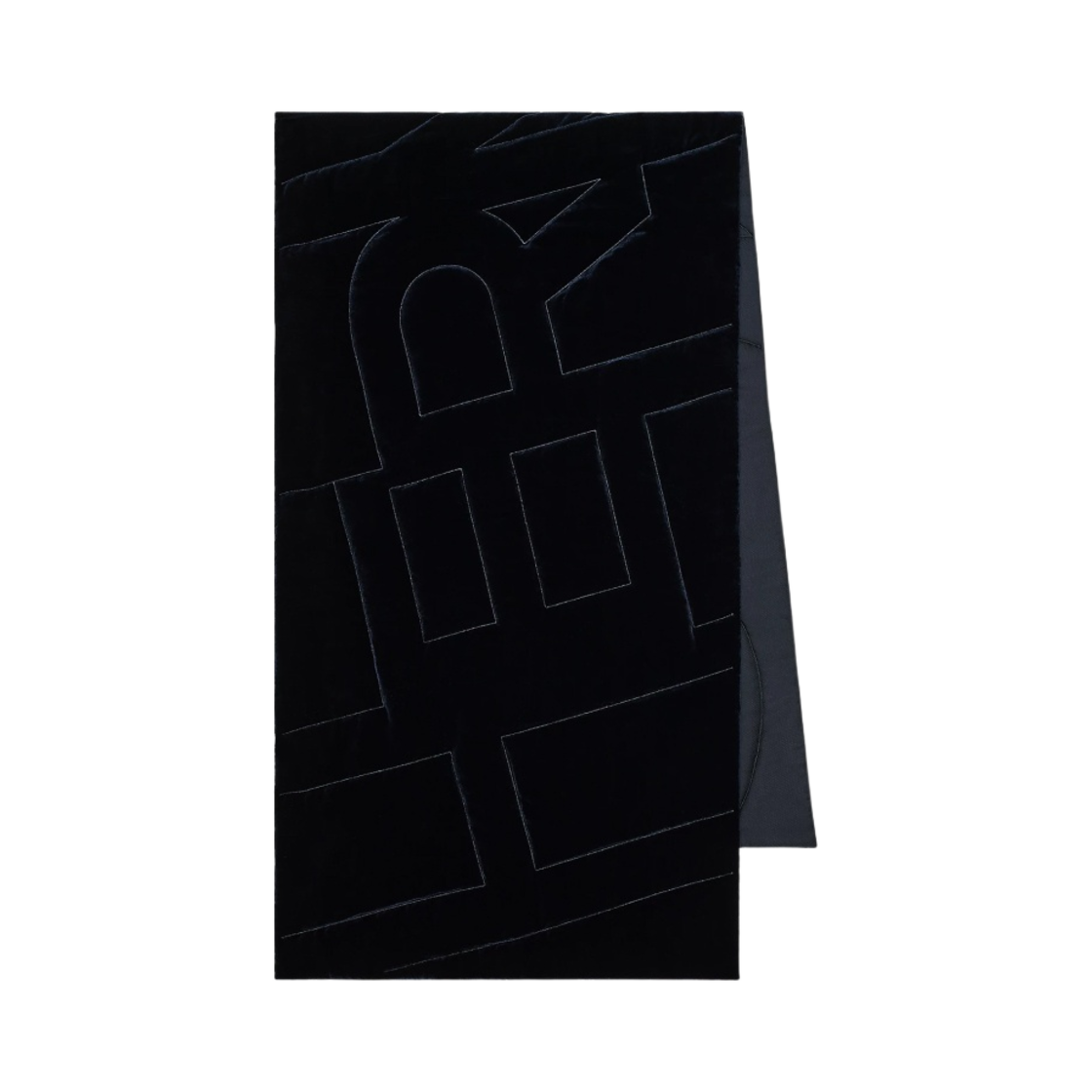 에르메스 벨루테 마틀라세 스톨 블루 누아(Hermes Veloutee Matelassee Stole Bleu Noir) - 1