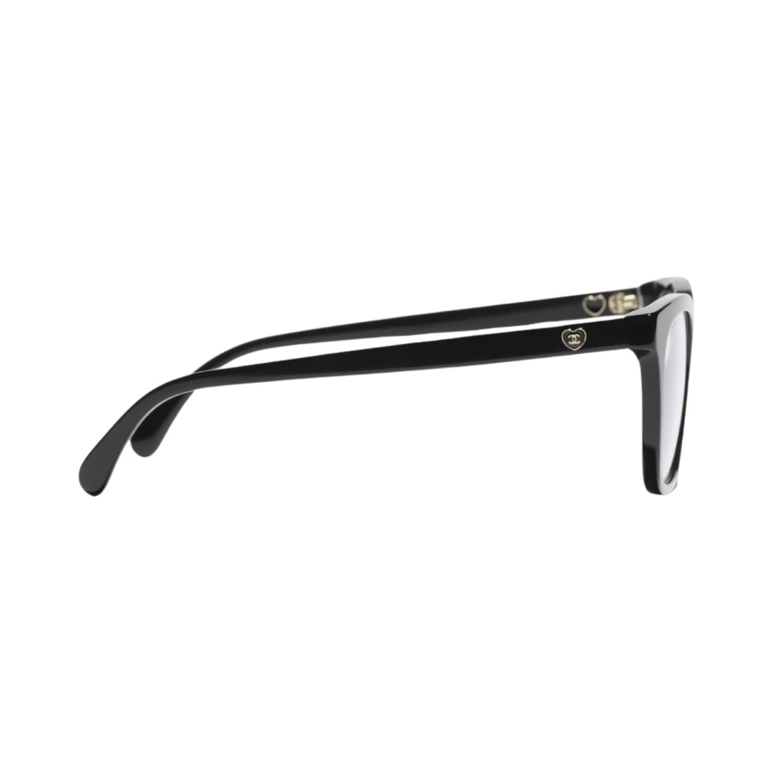 샤넬 블루 라이트 스퀘어 프레임 아세테이트 & 블랙 인터내셔널 핏(Chanel Square Blue Light Glasses Acetate & Black International Fit) - 3
