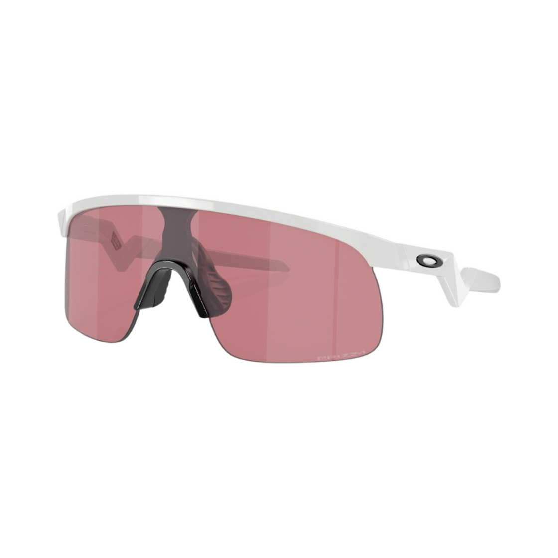 (유스) 오클리 레지스터 폴리쉬드 화이트 프레임 프리즘 다크 골프 렌즈 하이 브릿지 핏((Youth) Oakley Resistor Polished White Frame Prizm Dark Golf Lenses High Bridge Fit) - 1