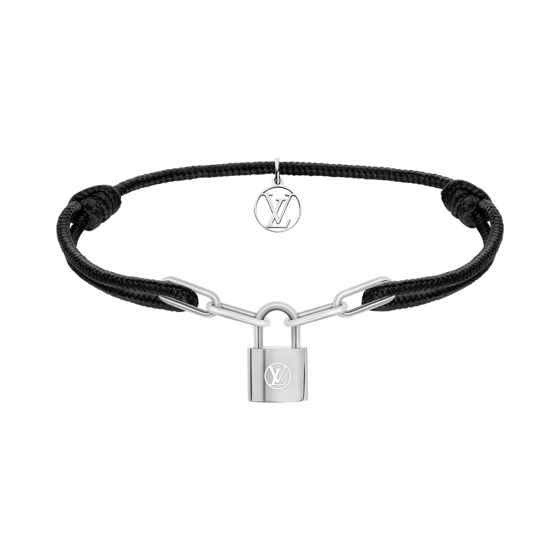 루이비통 실버 락킷 x 버질 아블로 브레이슬릿 내츄럴 티타늄 블랙