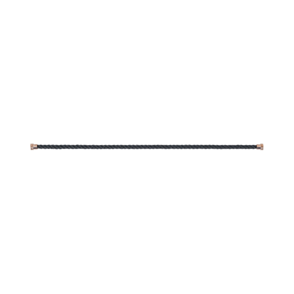 프레드 스톰 그레이 케이블 브레이슬릿 미디움 핑크 골드(Fred Storm Grey Cable Bracelet Medium Pink Gold)