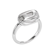 Diesel Dx1485040 Stainless Steel Signet Ring Silver