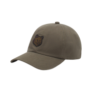Maison Kitsune Bold Fox Head Patch 6p Cap Khaki