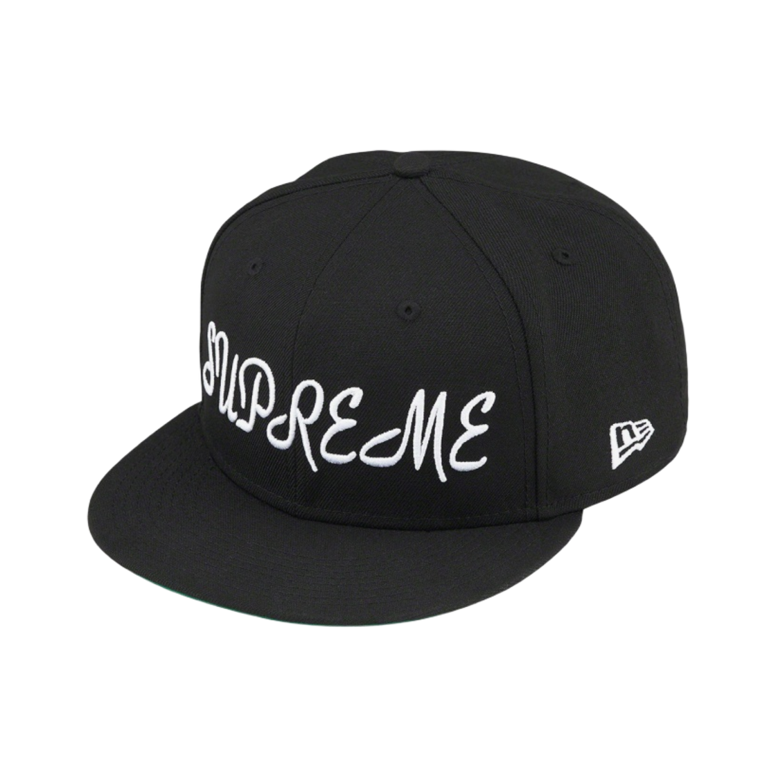 슈프림 스크립트 뉴에라 블랙 - 23SS
