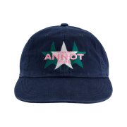 ANNOT T.ANNOT Long Bill Washing Cap Navy
