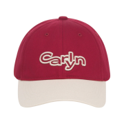 Carlyn Volume Logo Cap Red_J74102010R