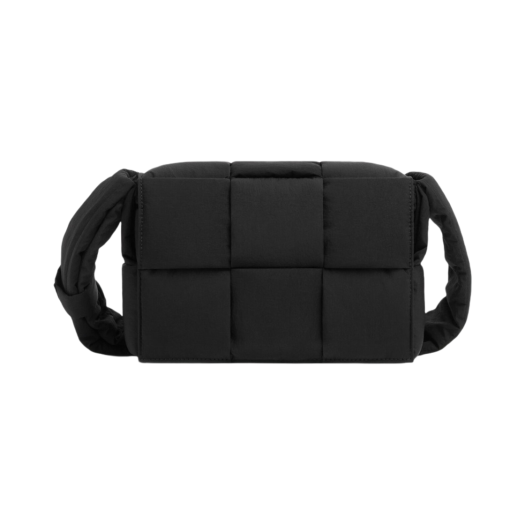 755182VBO818803 Bottega Veneta Small Padded Tech Cassette Black