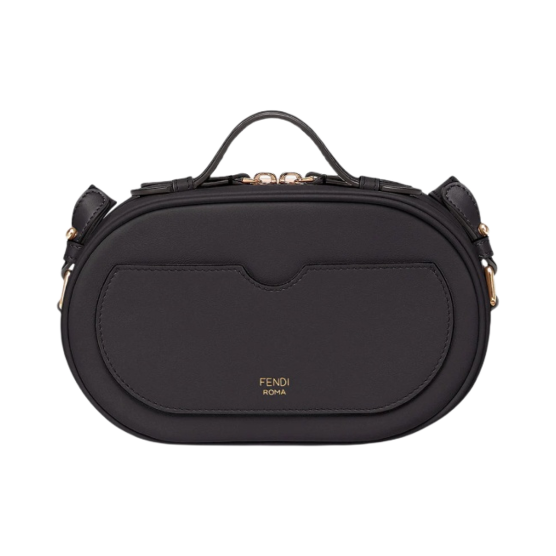 펜디 레더 오락 미니 카메라 케이스 미니백 블랙(Fendi Leather O'Lock Mini Camera Case Mini Bag Black) - 3