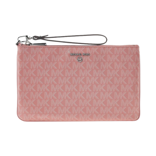 34S3ST9W3V664 Michael Kors Logo Clutch Pink