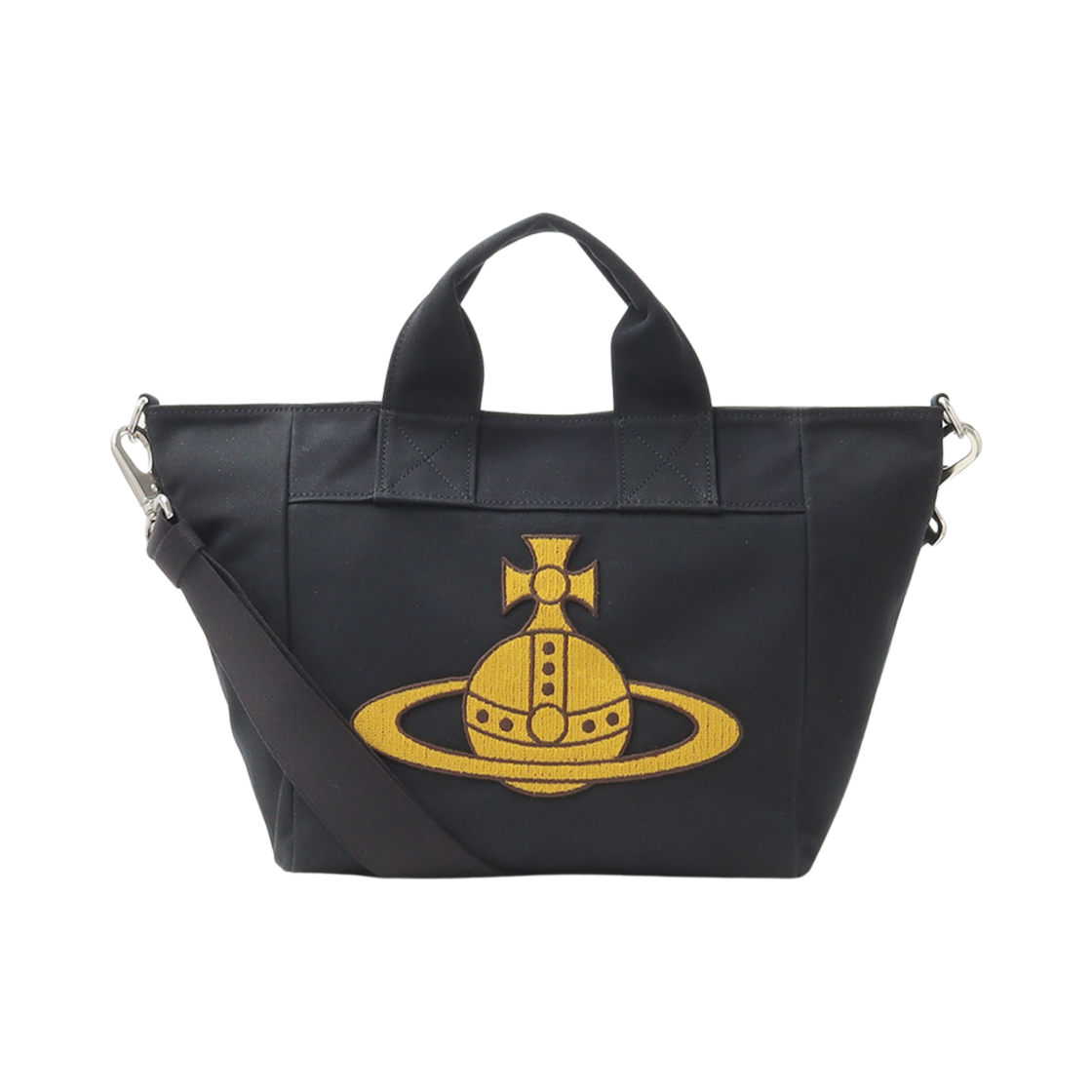 비비안 웨스트우드 레드 라벨 캔버스 미니 토트백 블랙(Vivienne Westwood Red Label Canvas Mini Tote Bag Black) - 1