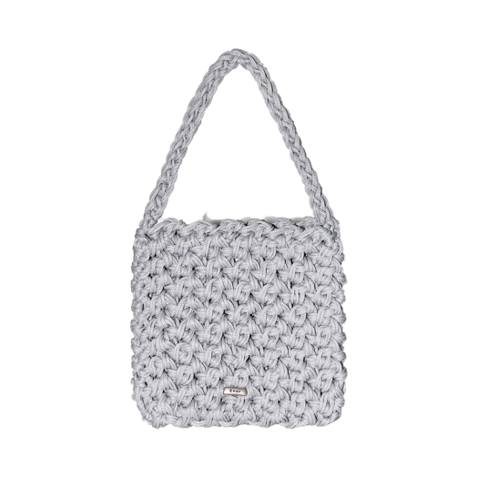 BESUACC003GY Enor Women Weaving Square Bag Mini GREY