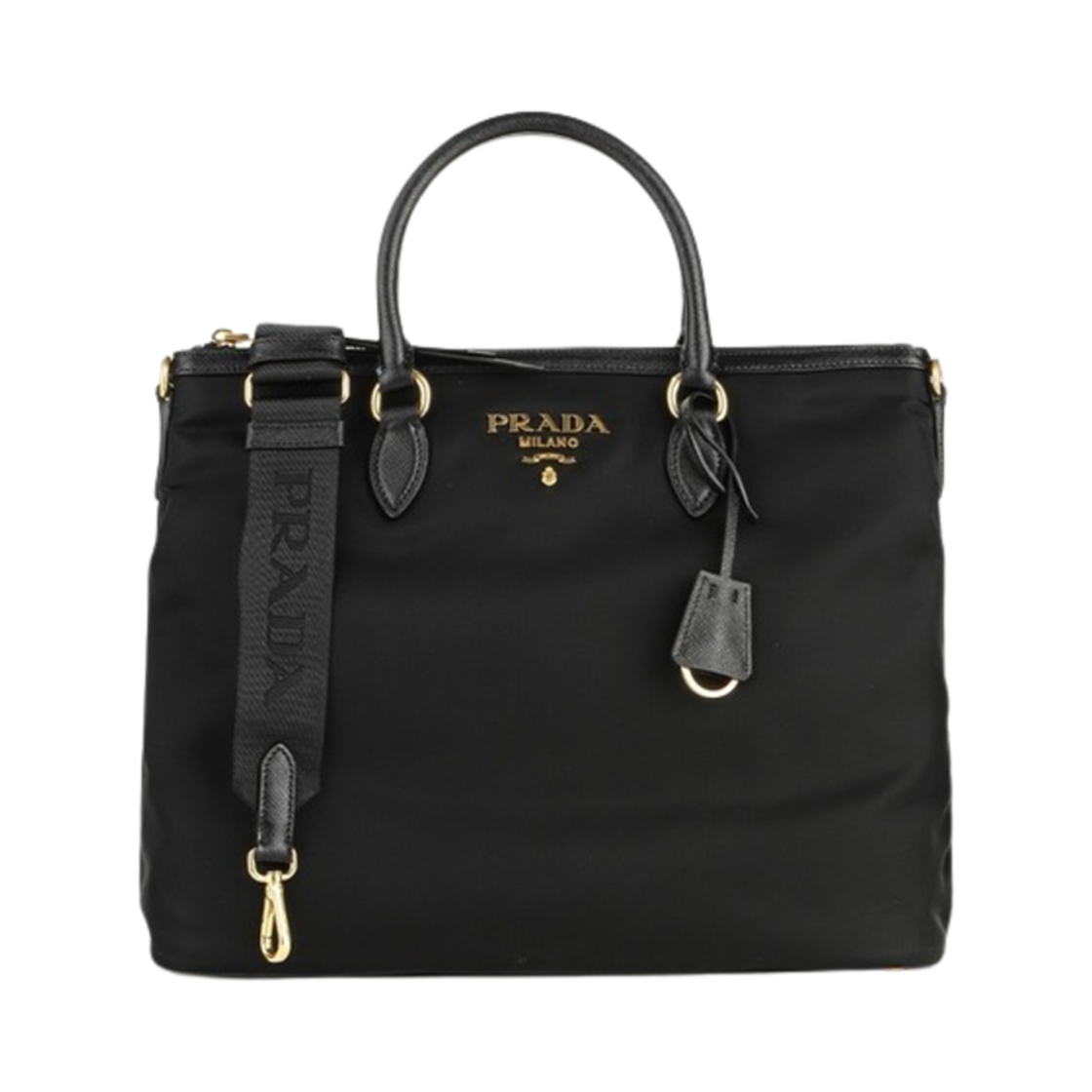 프라다 포코노 투웨이 토트백 블랙 | Prada | KREAM