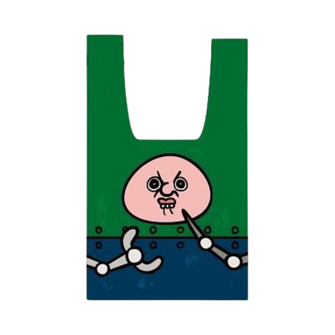 빵빵이 로봇 얼굴 장바구니(Bbangbbangi Robot Face Shopping Bag) - 2
