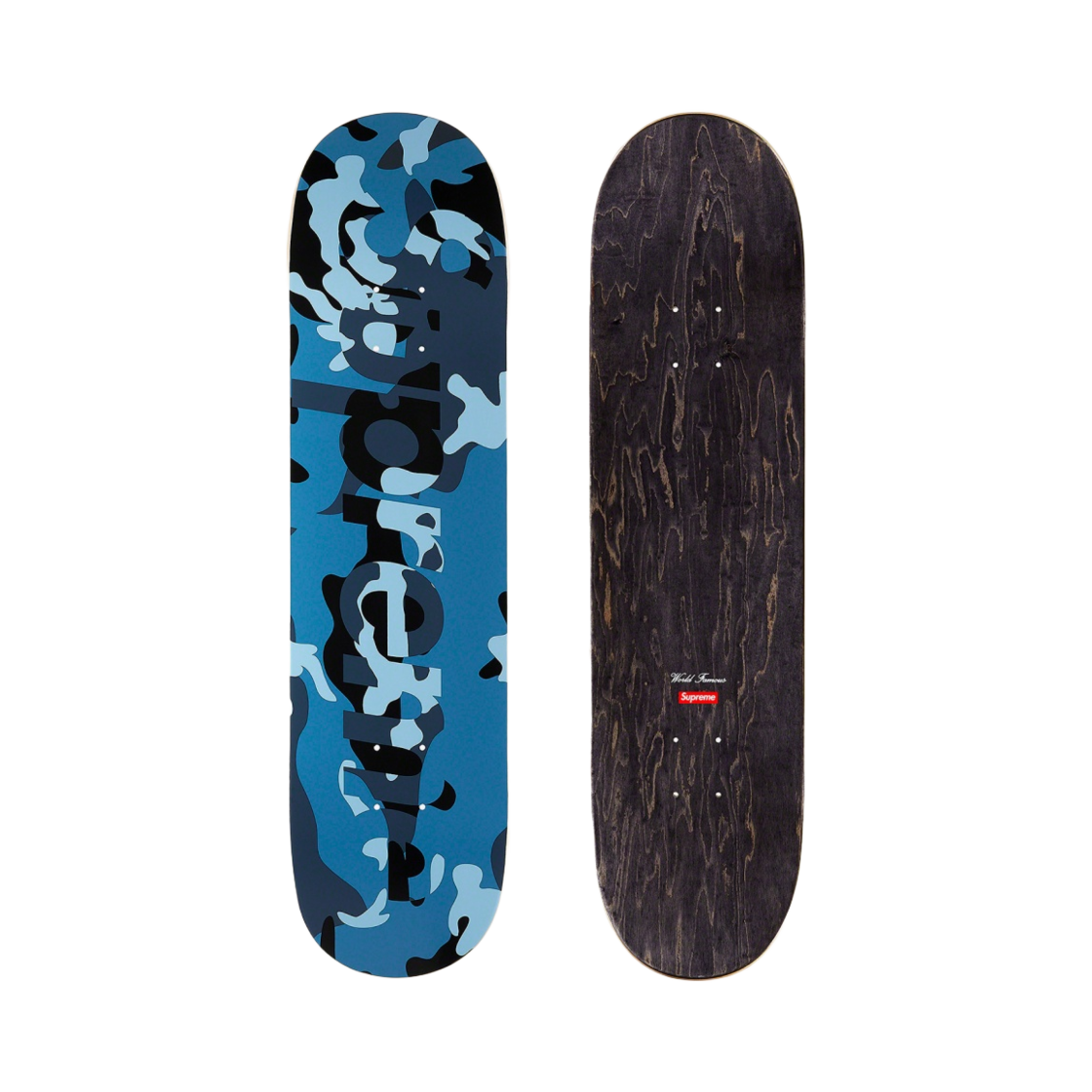 슈프림 카모 로고 스케이트보드 덱 블루 카모 - 20FW(Supreme Camo Logo Skateboard Deck Blue Camo - 20FW) - 1