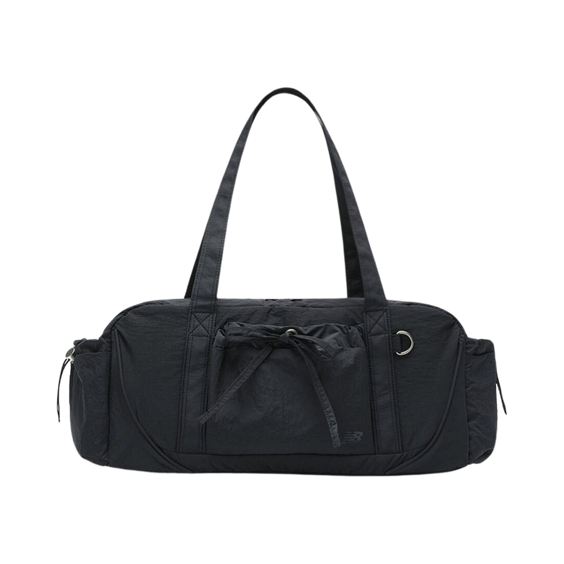 뉴발란스 글로시 리본 더플백 블랙(New Balance Glossy Ribbon Duffle Bag Black)