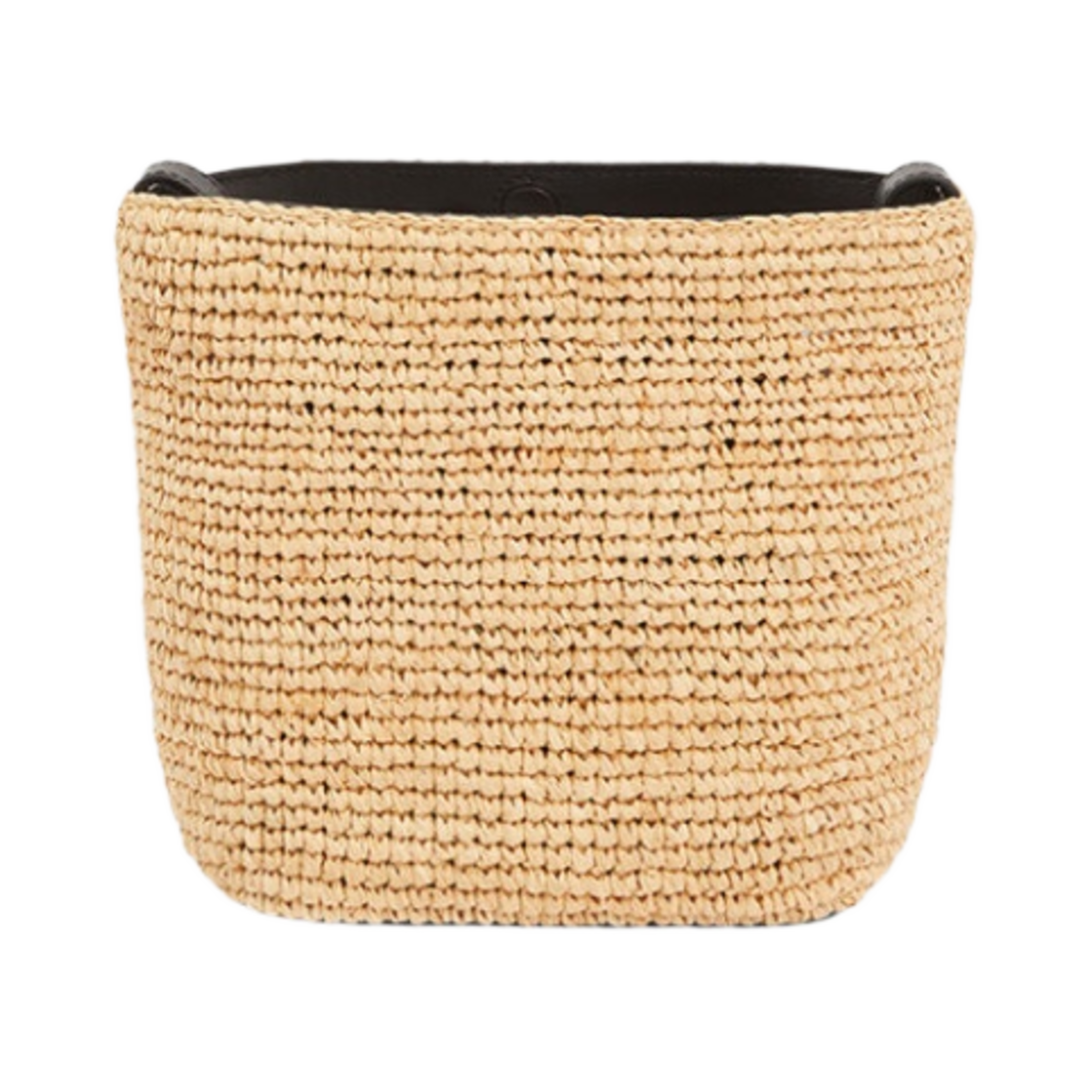 겐조 미니 라피아 보케 플라워 버킷백 블랙(Kenzo Mini Raffia Boke Flower Bucket Bag Black) - 2