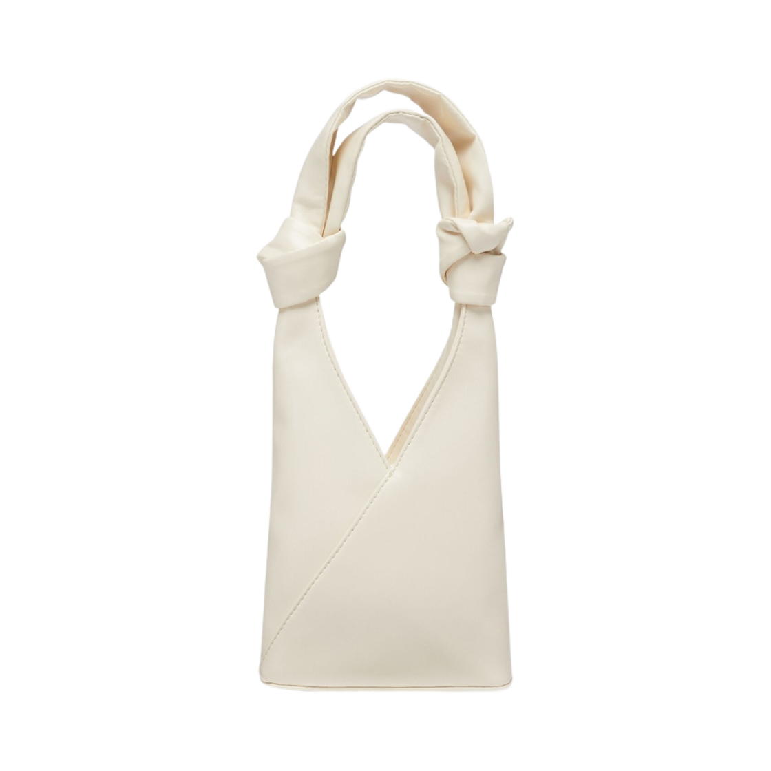 SB6WD0014P4622H0518 MM6 Maison Margiela Japanese Knotted Bag Off White