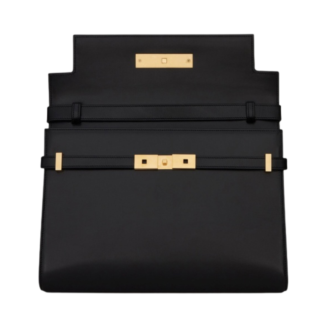 생로랑 맨하탄 미디움 박스 생로랑 레더 숄더백 블랙(Saint Laurent Manhattan Medium Shoulder Bag in Box Saint Laurent Leather Black) - 5