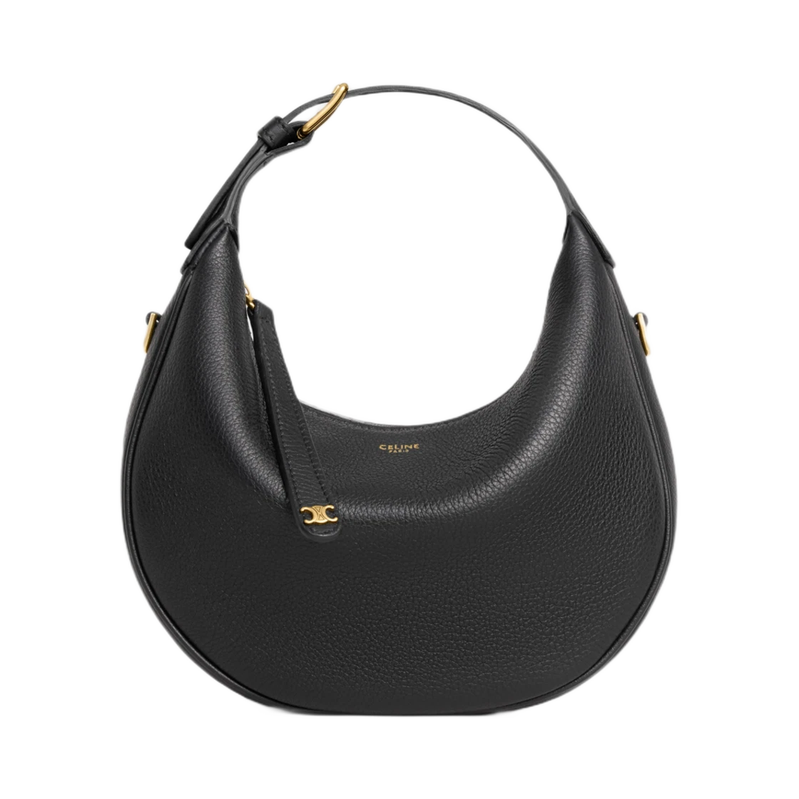 Celine Celine Teen Lulu in Grained Calfskin Black · ONE SIZE