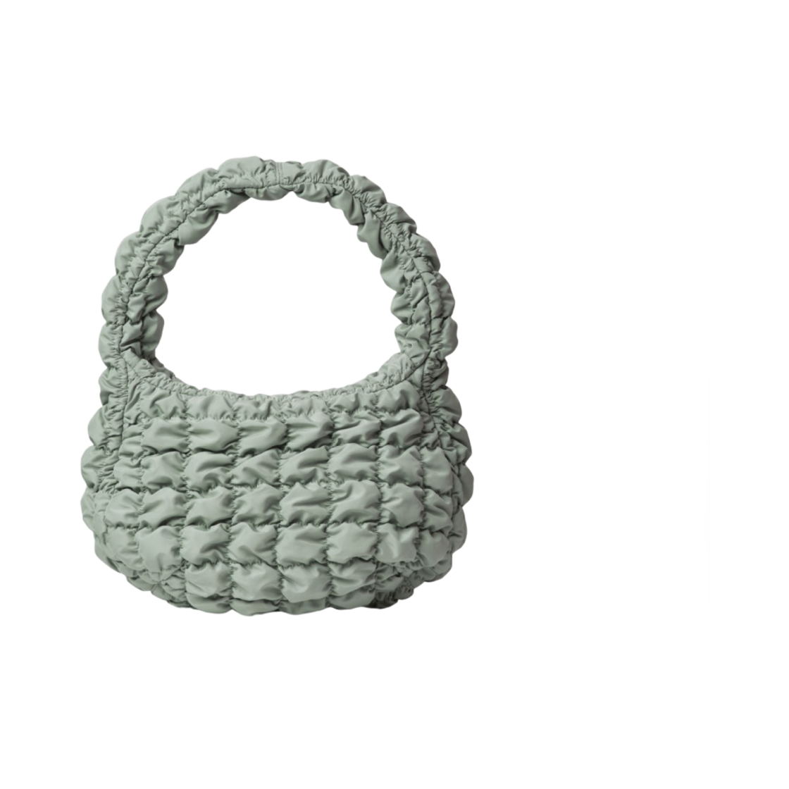 0973537001 COS Quilted Mini Bag Dusty Green - 대표 이미지 #1