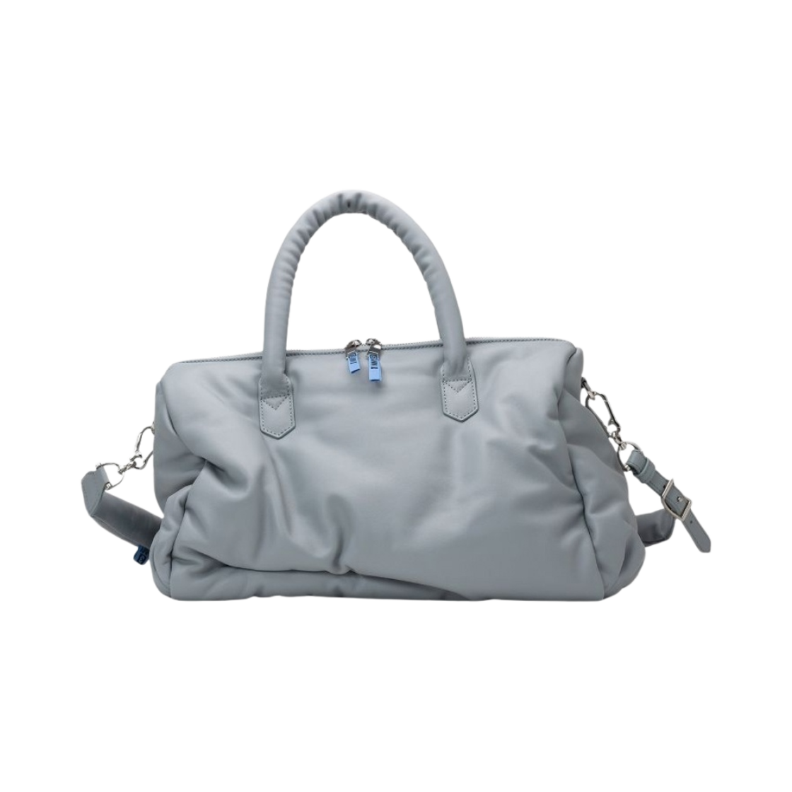 A11BG703-BLUE Maison Mihara Yasuhiro Puffer Boston Bag Blue