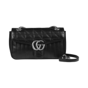 Gucci GG Marmont Matelasse Small Shoulder Bag Black
