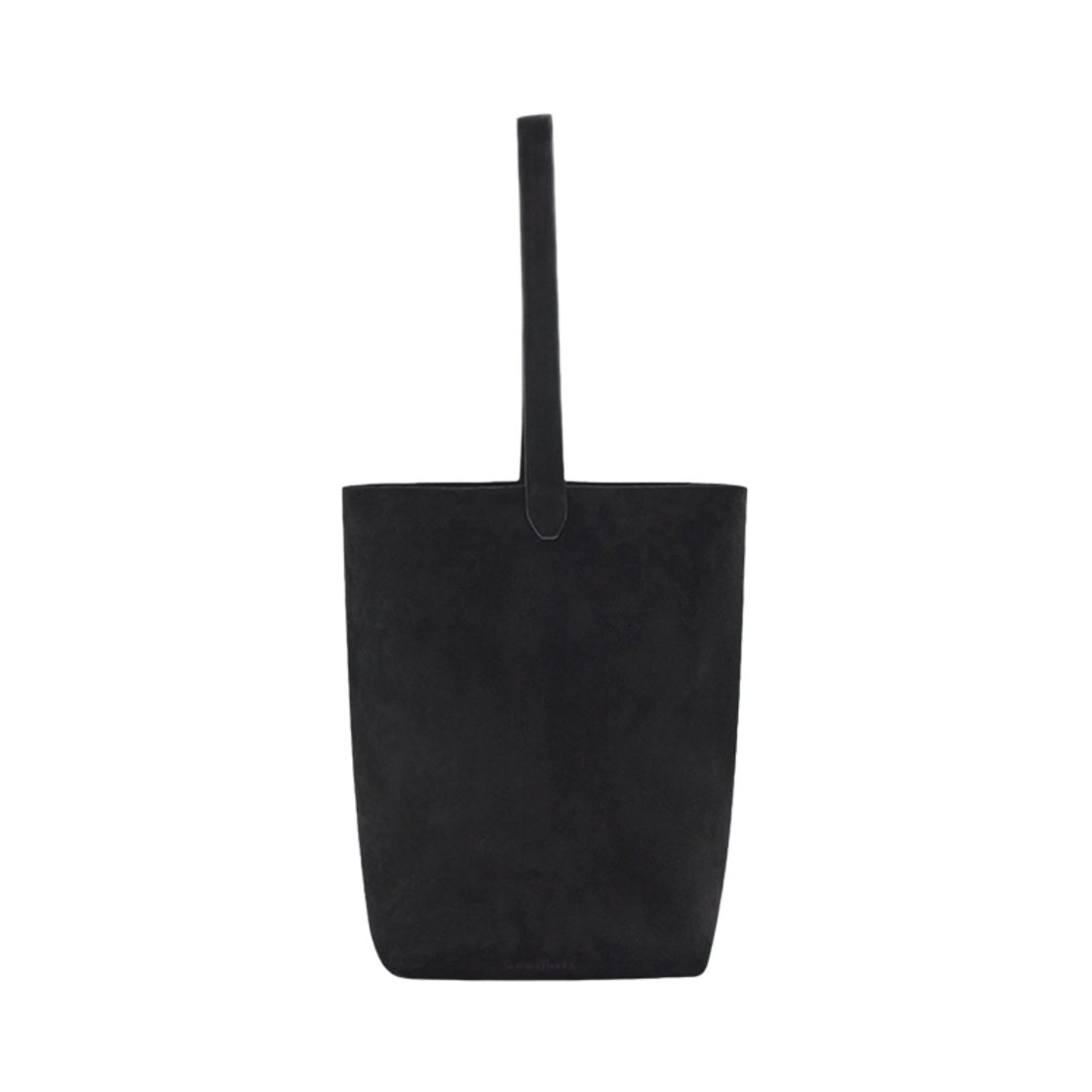 2502UBGBK0 STU Suede Shoulder Bag Black