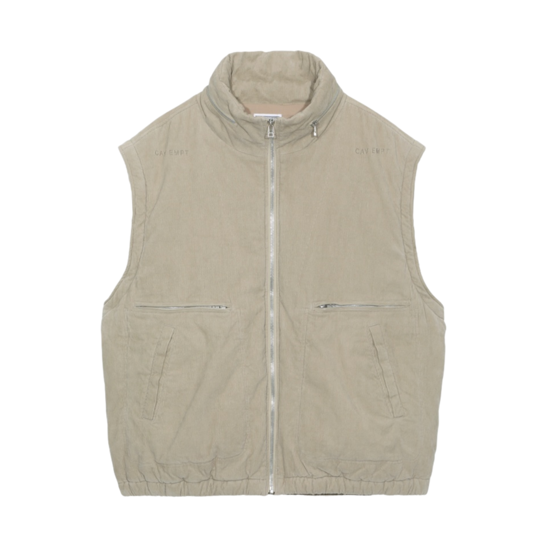 카브엠트 디테치 슬리브 코드 봄버 자켓 그레이 - 23SS(Cav Empt Detach Sleeve Cord Bomber Jacket Grey - 23SS) - 3