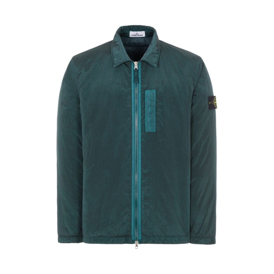 스톤 아일랜드 Q0519 나일론 메탈 에코닐 재생 나일론 프리마로프트 자켓 다크 그린 - 22FW(Stone Island Q0519 Nylon Metal Econyl Regenerated Nylon Primaloft Jacket Dark Green - 22FW) - 1