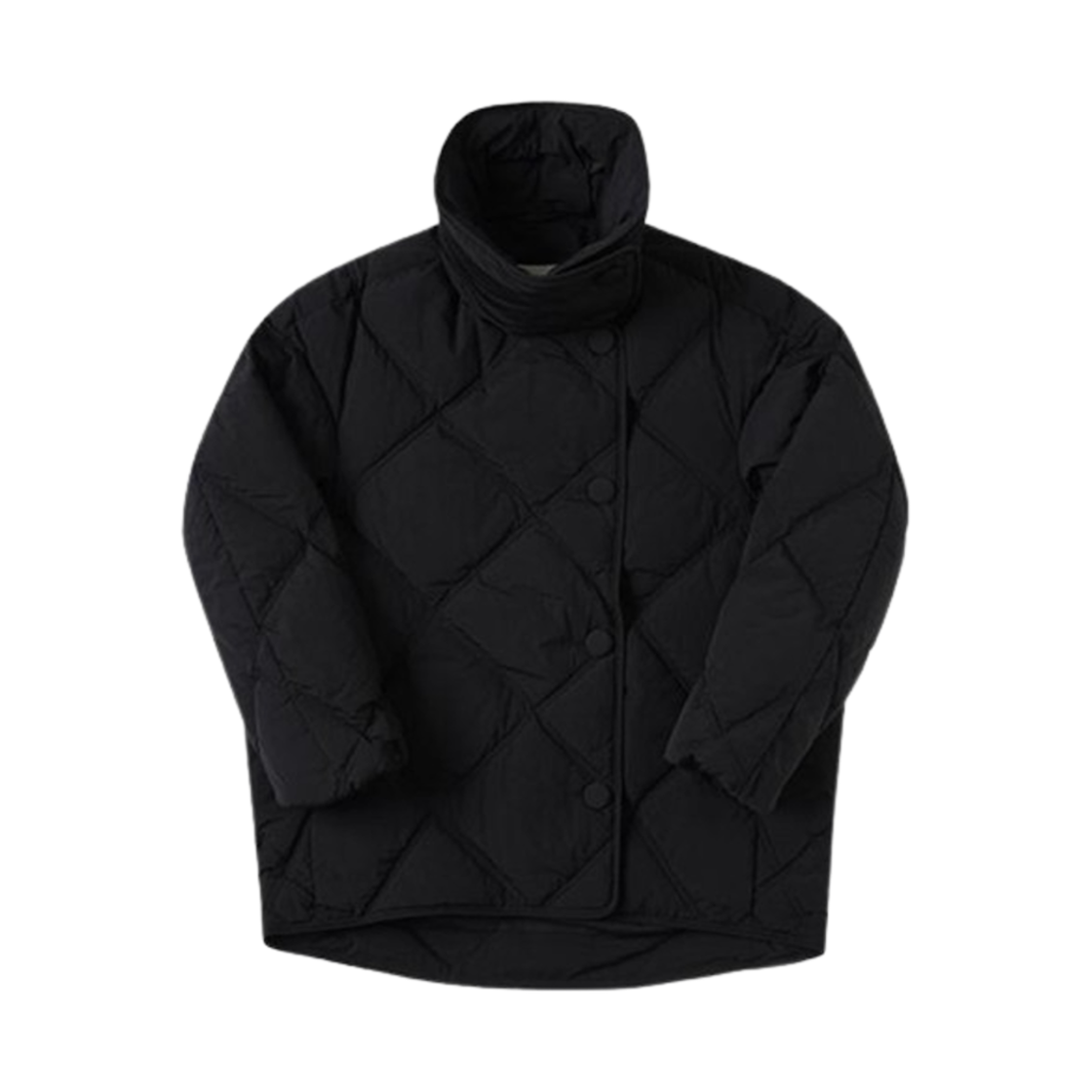 (W) 옌키 옌키 코지 퀸 자켓 트윌 블랙((W) Ienki Ienki Cozy Queen Jacket Twill Black)