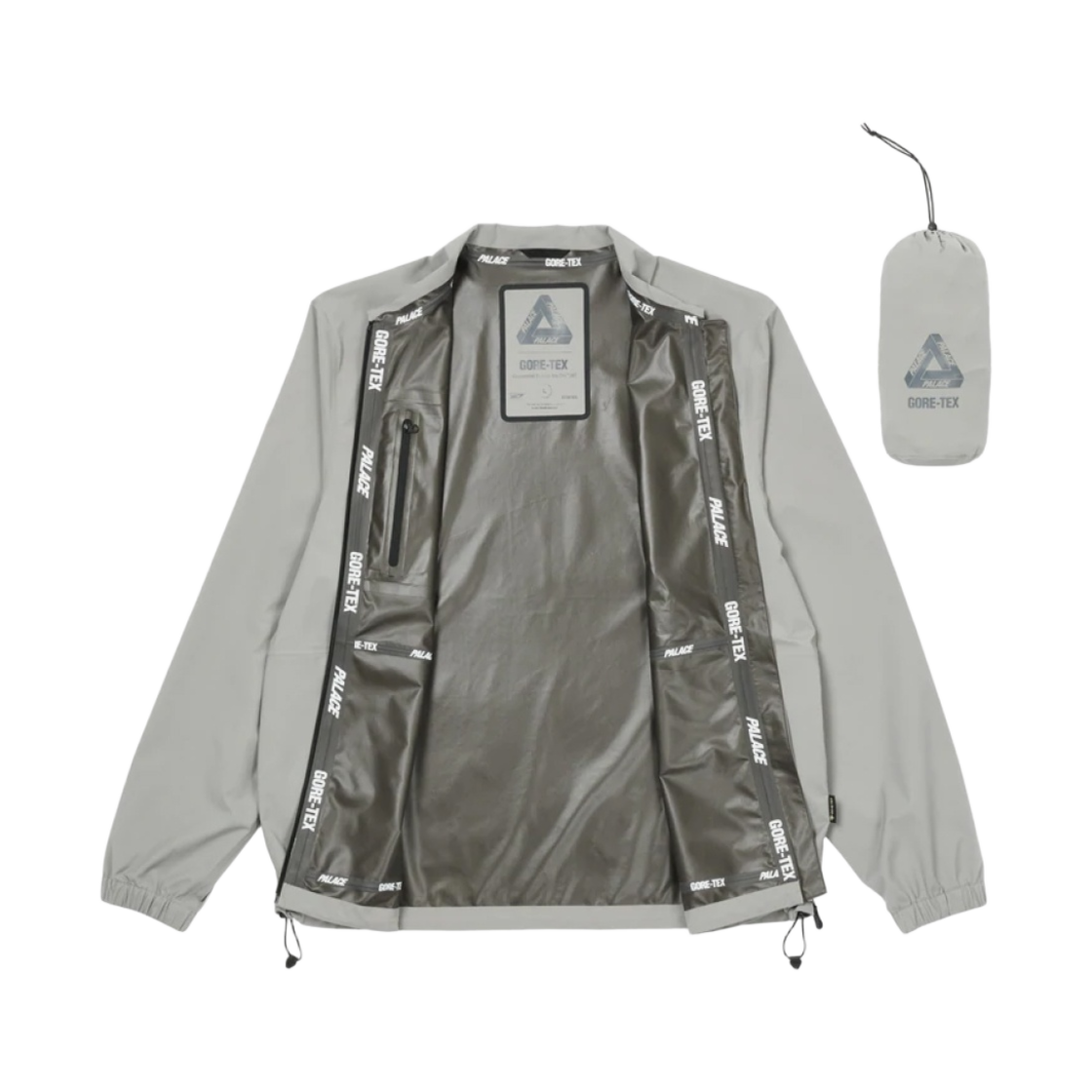 팔라스 고어텍스 팩라이트 코치 자켓 그레이 - 22SS(Palace Gore-Tex Paclite Coach Jacket Grey - 22SS) - 2