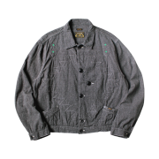 Kapital Heather Chambray Santo Domingo Thunderbird Jacket Charcoal