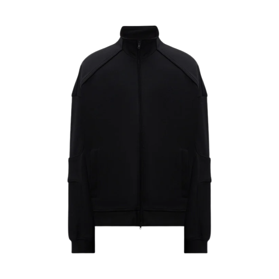 준지 스포츠 자켓 푼토 트랙 로고 블랙 - 24FW